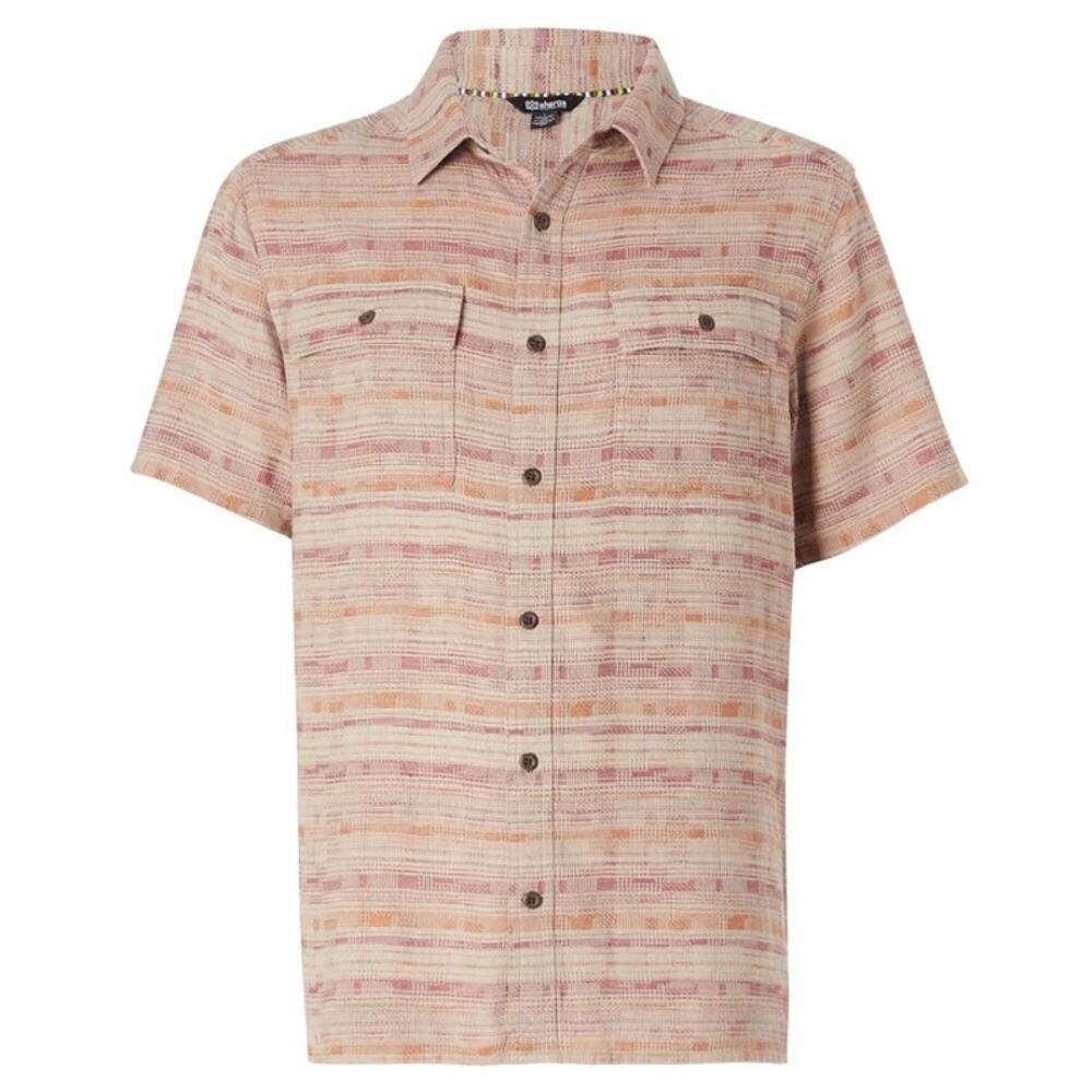 Sherpa Adventure Gear Tharu Journey Short Striped Sleeve Shirt - Medium